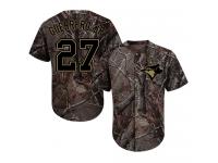 #27 Vladimir Guerrero Jr. Camo Baseball Youth Jersey Toronto Blue Jays Realtree Collection Flex Base