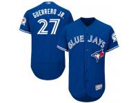 #27 Vladimir Guerrero Jr. Royal Blue Baseball Alternate Men's Jersey Toronto Blue Jays Flex Base