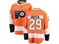 #29 Breakaway Johnny Oduya Orange NHL Home Men's Jersey Philadelphia Flyers