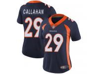 #29 Limited Bryce Callahan Navy Blue Football Alternate Women's Jersey Denver Broncos Vapor Untouchable