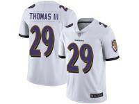 #29 Limited Earl Thomas III White Football Road Men's Jersey Baltimore Ravens Vapor Untouchable