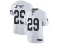 #29 Limited Lamarcus Joyner White Football Road Men's Jersey Oakland Raiders Vapor Untouchable