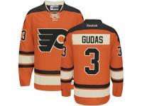 #3 Authentic Radko Gudas Black Adidas NHL Alternate Youth Jersey Philadelphia Flyers