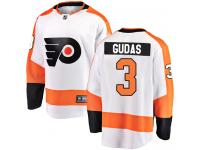 #3 Breakaway Radko Gudas White NHL Away Youth Jersey Philadelphia Flyers