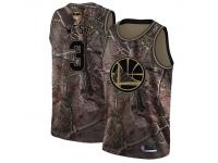 #3 Swingman David West Camo Basketball Men's Jersey Golden State Warriors Realtree Collection 2019 Basketball Finals Bound