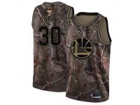 #30 Swingman Stephen Curry Camo Basketball Men's Jersey Golden State Warriors Realtree Collection 2019 Basketball Finals Bound