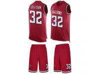 #32 Qadree Ollison Red Football Men's Jersey Atlanta Falcons Tank Top Suit