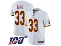 #33 Limited Sammy Baugh White Football Road Youth Jersey Washington Redskins Vapor Untouchable 100th Season