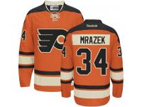 #34 Authentic Petr Mrazek Black Adidas NHL Alternate Youth Jersey Philadelphia Flyers