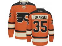 #35 Authentic Dustin Tokarski Black Adidas NHL Alternate Youth Jersey Philadelphia Flyers