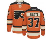 #37 Authentic Brian Elliott Black Adidas NHL Alternate Men's Jersey Philadelphia Flyers