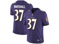 #37 Baltimore Ravens Iman Marshall Limited Men's Home Purple Jersey Football Vapor Untouchable