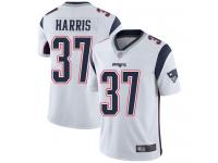#37 Limited Damien Harris White Football Road Youth Jersey New England Patriots Vapor Untouchable