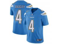 #4 Limited Michael Badgley Electric Blue Football Alternate Youth Jersey Los Angeles Chargers Vapor Untouchable