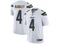 #4 Limited Michael Badgley White Football Road Youth Jersey Los Angeles Chargers Vapor Untouchable