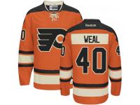 #40 Authentic Jordan Weal Black Adidas NHL Alternate Youth Jersey Philadelphia Flyers