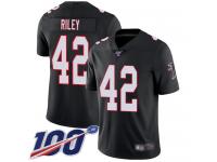 #42 Limited Duke Riley Black Football Alternate Men's Jersey Atlanta Falcons Vapor Untouchable 100th Season