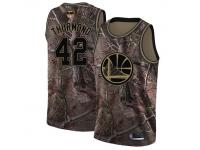 #42 Swingman Nate Thurmond Camo Basketball Men's Jersey Golden State Warriors Realtree Collection 2019 Basketball Finals Bound