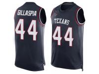 #44 Cullen Gillaspia Navy Blue Football Men's Jersey Houston Texans Player Name & Number Tank Top