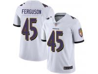 #45 Baltimore Ravens Jaylon Ferguson Limited Men's Road White Jersey Football Vapor Untouchable