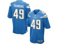 #49 Game Drue Tranquill Electric Blue Football Alternate Youth Jersey Los Angeles Chargers