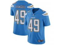 #49 Limited Drue Tranquill Electric Blue Football Alternate Youth Jersey Los Angeles Chargers Vapor Untouchable