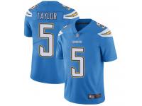 #5 Limited Tyrod Taylor Electric Blue Football Alternate Men's Jersey Los Angeles Chargers Vapor Untouchable