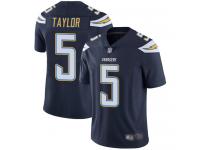 #5 Limited Tyrod Taylor Navy Blue Football Home Men's Jersey Los Angeles Chargers Vapor Untouchable