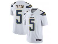 #5 Limited Tyrod Taylor White Football Road Men's Jersey Los Angeles Chargers Vapor Untouchable