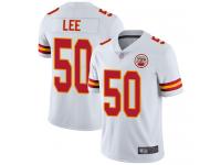 #50 Limited Darron Lee White Football Road Men's Jersey Kansas City Chiefs Vapor Untouchable