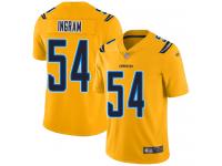 #54 Limited Melvin Ingram Gold Football Youth Jersey Los Angeles Chargers Inverted Legend