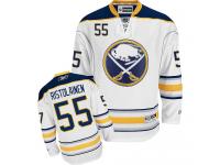 #55 Adidas Authentic Rasmus Ristolainen Women's White NHL Jersey - Away Buffalo Sabres