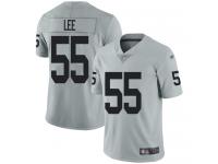 #55 Limited Marquel Lee Silver Football Men's Jersey Oakland Raiders Inverted Legend