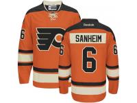 #6 Authentic Travis Sanheim Black Adidas NHL Alternate Youth Jersey Philadelphia Flyers