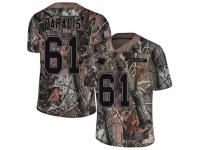 #61 Limited Matt Paradis Camo Football Youth Jersey Carolina Panthers Rush Realtree