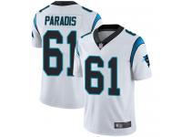 #61 Limited Matt Paradis White Football Road Youth Jersey Carolina Panthers Vapor Untouchable