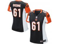 #61 Russell Bodine Cincinnati Bengals Home Jersey _ Nike Women's Black NFL Game