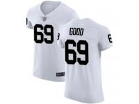 #69 Elite Denzelle Good White Football Road Men's Jersey Oakland Raiders Vapor Untouchable