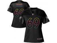 #69 Game Denzelle Good Black Football Women's Jersey Oakland Raiders Fashion