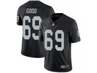 #69 Limited Denzelle Good Black Football Home Youth Jersey Oakland Raiders Vapor Untouchable