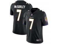 #7 Baltimore Ravens Trace McSorley Limited Men's Alternate Black Jersey Football Vapor Untouchable