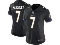 #7 Baltimore Ravens Trace McSorley Limited Women's Alternate Black Jersey Football Vapor Untouchable