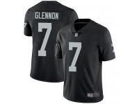 #7 Elite Mike Glennon Black Football Home Youth Jersey Oakland Raiders Vapor Untouchable
