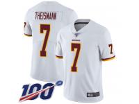 #7 Limited Joe Theismann White Football Road Men's Jersey Washington Redskins Vapor Untouchable 100th Season