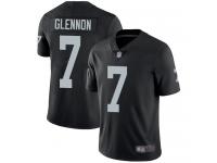 #7 Limited Mike Glennon Black Football Home Men's Jersey Oakland Raiders Vapor Untouchable