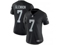 #7 Limited Mike Glennon Black Football Home Women's Jersey Oakland Raiders Vapor Untouchable