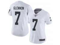 #7 Limited Mike Glennon White Football Road Women's Jersey Oakland Raiders Vapor Untouchable