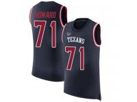 #71 Tytus Howard Navy Blue Football Men's Jersey Houston Texans Player Name & Number Tank Top