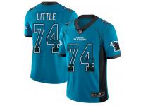 #74 Limited Greg Little Blue Football Men's Jersey Carolina Panthers Rush Drift Fashion