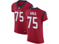 #75 Elite Matt Kalil Red Football Alternate Men's Jersey